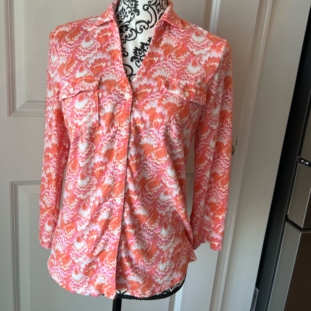 J. Mclaughlin Button Down Blouse. Medium